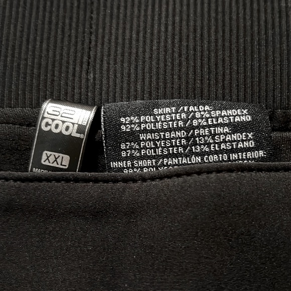 32 Degrees Cool Black High Rise Pocket Stretch Skort Size XXL - Picture 6 of 6